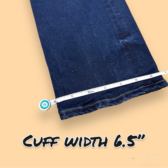 NWOT FRAME Le High Straight Distressed Jeans in Majesty Deep Blue. Size 27👖 - Picture 10 of 14